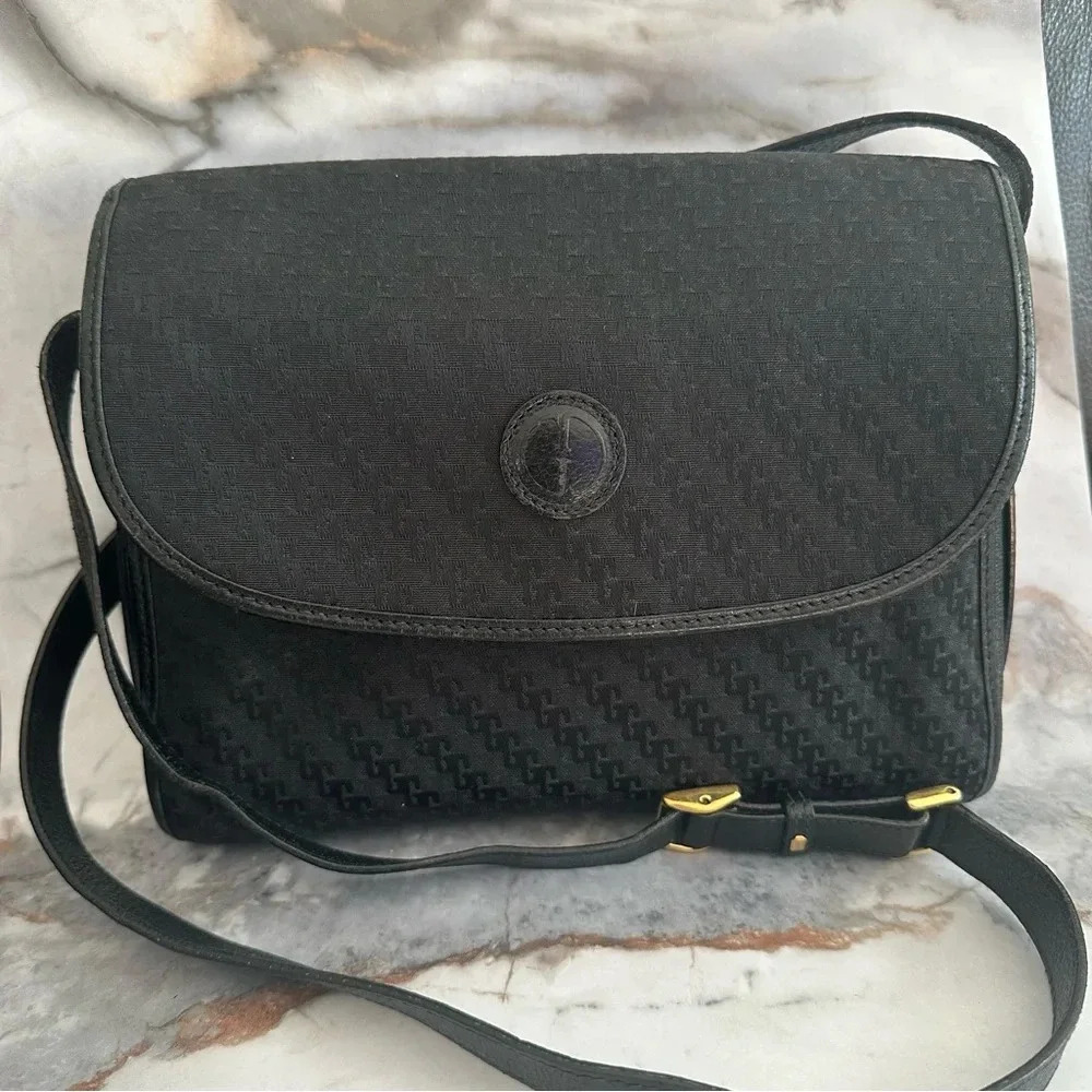 Vintage Gucci Black Shoulder Bag